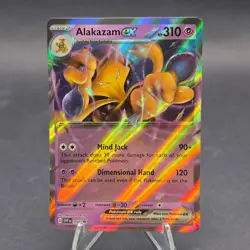 Alakazam ex (No Star Error Pattern) Pokemon BLACK STAR Promo #050 Holo 151 - Image 1