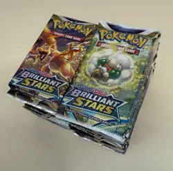 POKEMON 36 BRILLIANT STARS FACTORY SEALED BOOSTER PACKS = BOOSTER BOX - Image 1