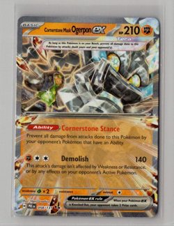 Cornerstone Mask Ogerpon ex - 058/131 - Pokemon TCG Prismatic Evolutions Rare NM - Image 1