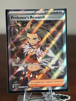 Pokemon TCG Professor's Research Professor Sada Full Art 240/198 - Image 1