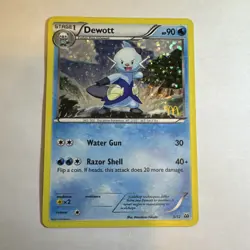 Pokemon TCG McDonald's Promo - Dewott #5/12 - Stamped Promo Holo Card - Image 1