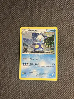Pokemon TCG Dewott 5/12 McDonald's 2012 Holo Rare LP - Image 3