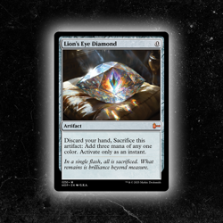 Lion's Eye Diamond - Custom Magic: The Gathering Card - High-Quality - Image 1