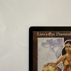 MTG: Lion's Eye Diamond - Mirage - Shadow Signed - Gold - Margaret Organ-Kean - Image 2
