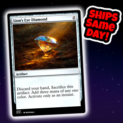 Lion's Eye Diamond - Custom Art Magic: The Gathering Playtest Card - Commander - Image 1