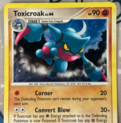 Toxicroak 11/99 Holo Rare Platinum Arceus Set Pokemon Card 2009 LP - Image 2