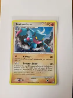 Pokemon TCG Cards Toxicroak 11/99 Platinum Arceus Holo Rare LP - Image 1