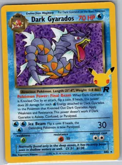Dark Gyarados 8/82 Celebrations: Classic Collection - Pokemon Card - NM - Image 1