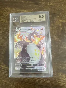 Pokemon TCG Shiny Charizard VMAX Shining Fates SV107/SV122 BGS 9.5 Gem Mint - Image 1