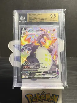 Pokemon TCG Shiny Charizard VMAX Shining Fates SV107/SV122 BGS 9.5 Gem Mint - Image 1