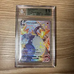 Pokemon TCG Shiny Charizard VMAX Shining Fates SV107/SV122 9.5 Gem Mint - Image 1