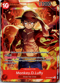 Monkey.D.Luffy (Treasure Booster Set) ST10-006 One Piece Promotion Cards Foil - Image 1