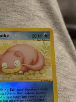 Slowpoke 108/147 Aquapolis Reverse Holo Pokemon Card | E-reader 2002 Vintage - Image 5