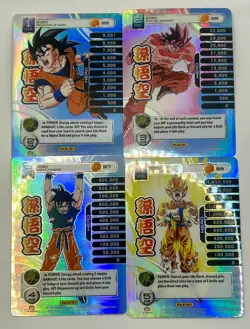 Dragon Ball Z TCG Panini Goku Starter Personality Hi Tech FOIL Card Dbz S8 S7 S6 - Image 1