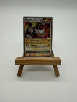 Pokemon Rhyperior LV X DP29 MP Holo Diamond & Pearl Black Star Promo - Image 5
