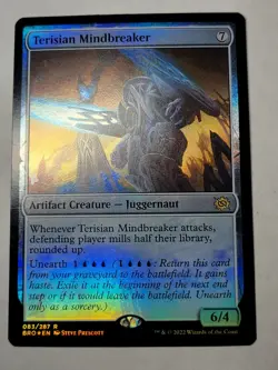Terisian Mindbreaker -Foil- Brothers War Rare Juggernaut BRO 83 mtg LP - Image 1