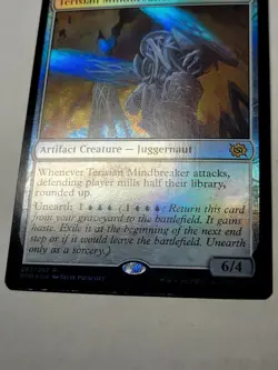 Terisian Mindbreaker -Foil- Brothers War Rare Juggernaut BRO 83 mtg LP - Image 2