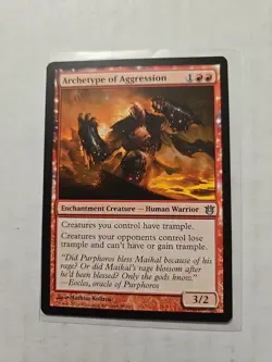 Archetype of Aggression - Born of the Gods - LP - Uncommon - Creature - Image 1