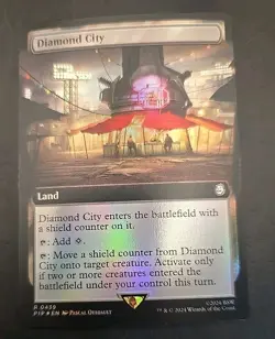 Diamond City (Extended Art) Universes Beyond: Fallout MTG Foil Near Mint - Image 1