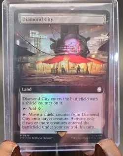 Diamond City (Extended Art) Universes Beyond: Fallout MTG Foil Near Mint - Image 3