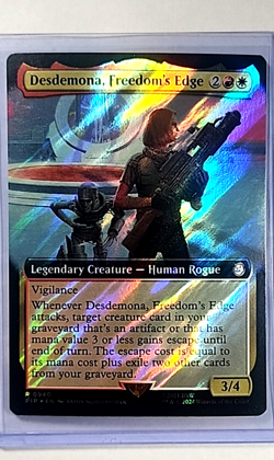 2024 MTG Magic The Gathering PIP Fallout Surge Foil 940 Desdemona Freedom's Edge - Image 1