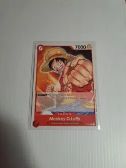 One Piece Card Game - Monkey D Luffy - P-001 - English Promo Card 2023 - Image 1
