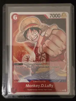 Monkey D Luffy P-001 English First Ever Promo Card One Piece Card Game - Image 1