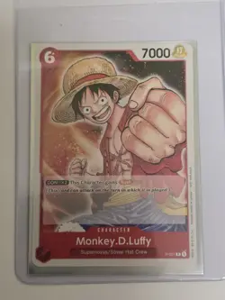 Monkey D Luffy P-001 English First Ever Promo Card One Piece Card Game - Image 1