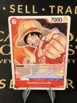 Monkey D Luffy P-001 English Promo Card One Piece Card Game - Image 1