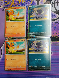 Pokemon Ascended Heroes Sticker Collection Promos Only 2x Charmander & 2x Gastly - Image 2