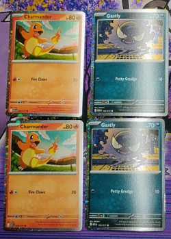 Pokemon Ascended Heroes Sticker Collection Promos Only 2x Charmander & 2x Gastly - Image 3