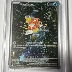 Pokemon TCG Magikarp 203/193 Paldea Evolved Illustration Rare Holo PSA 9 2023 - Image 4