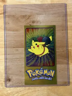 Pokemon Topps Chrome Series 2 Box Topper #4 2000 Pikachu Free Ship - Image 1
