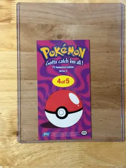Pokemon Topps Chrome Series 2 Box Topper #4 2000 Pikachu Free Ship - Image 2
