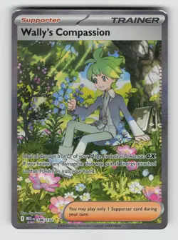Pokemon - Wally's Compassion - 186/132 ME01: Mega Evolution - SIR - NM - Image 1