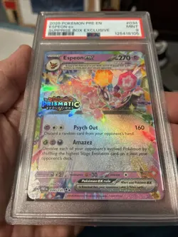 2025 Pokemon Surprise Box Exclusive #034 ESPEON EX PSA MINT 9 - Image 4