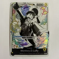 One Piece TCG 2026 ST29-001 Alt Art Leader Card - Monkey.D.Luffy NM Single! - Image 1
