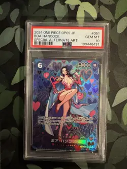 2024 ONE PIECE JPN EMPERORS IN THE NEW WORLD SPECIAL ALT ART BOA HANCOCK PSA 10 - Image 1