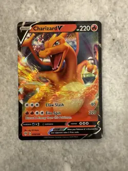 Pokemon TCG Charizard V 19/189 Ultra Rare Sword & Shield Darkness Ablaze NM - Image 1