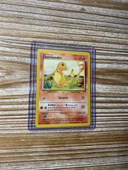 Charmander 46/102 NM Near Mint Base Set WOTC Vintage Pokemon Card - Image 1
