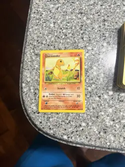 Charmander 46/102 Shadowless Base Set Pokemon Trading Card Near Mint - Image 1