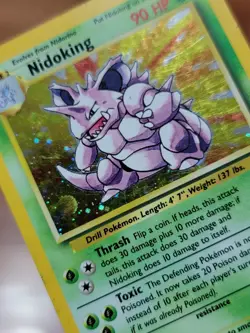 1999-2000 Pokemon Nidoking Holo Base Set 2 Card 11/130 Rare 2nd Edition - LP! - Image 2