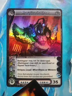 Bahrakatan The Coralsmith. Ultra Rare Rise of the Oligarch Chaotic TCG Card LP - Image 1