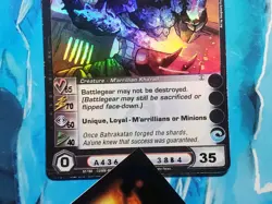 Bahrakatan The Coralsmith. Ultra Rare Rise of the Oligarch Chaotic TCG Card LP - Image 3