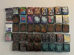Pokemon TCG ETB Card Sleeves - Lot of 41 Sealed Packs - 2 Packs Yu-Gi-Oh - Image 1