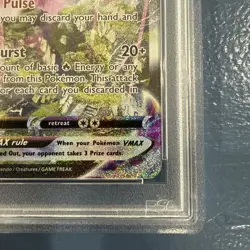 Pokemon TCG Rayquaza VMAX Holo Ultra Rare Card Evolving Skies 218/203 PSA 9 - Image 5