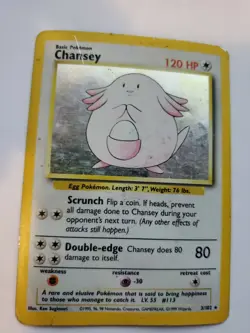Hitmonchan Base Set Holo Pokemon Card WOTC - Image 1