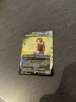 Aerith Last Ancient R 0471 Magic The Gathering Final Fantasy Chocobo Track Foil - Image 1