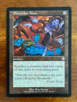 Phyrexian Altar - Moderate Play MP - Invasion - MTG: Magic the Gathering - Image 1