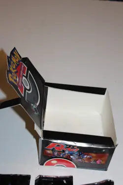 Empty 2000 Pokemon Team Rocket Booster Display Box 1st edition w 4 pack wrappers - Image 3